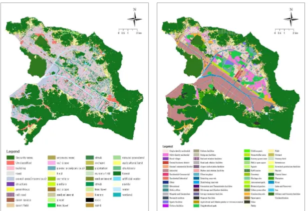 FIGURE  4.  Land  use  map  in  urban  area  of  Changwon
