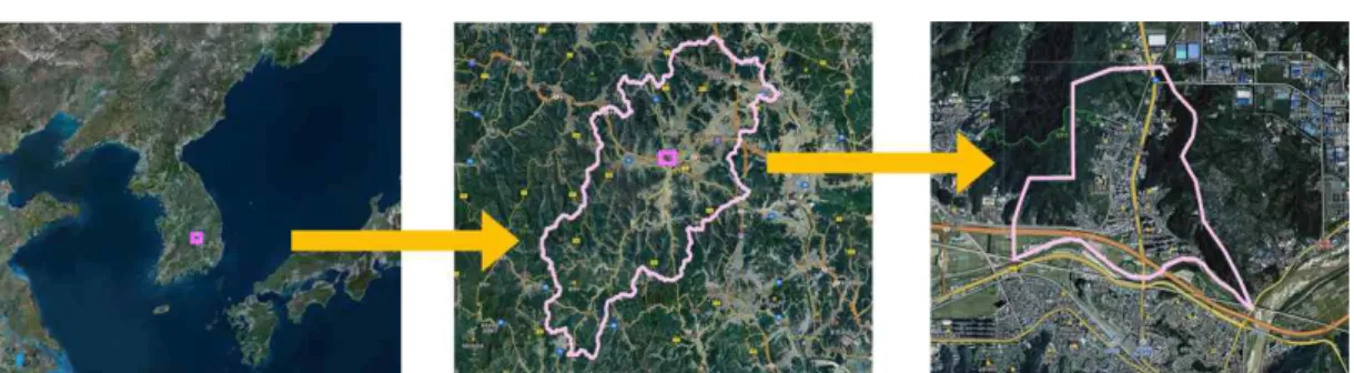 FIGURE  3.  Hydrological  process  using  ArcGIS
