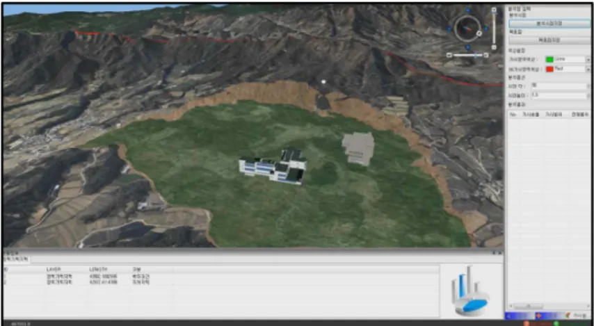 FIGURE  11.  Inserting  the  multi-dimensional  building  in  the  project  site  on  Vwolrd  3D  map