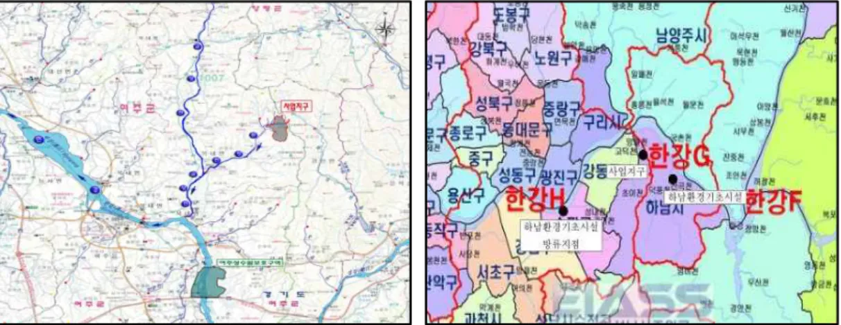 FIGURE  6.  Status  of  water(left)  and  total  water  population(right)  in  existing  environmental  impact  assesment