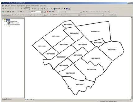 FIGURE  4.  Main  screen  for  an  area  of  interest  in  HAZUS