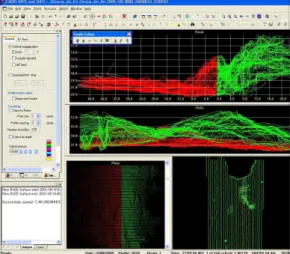 FIGURE  4.  Tide  correction  of  multibeam  data
