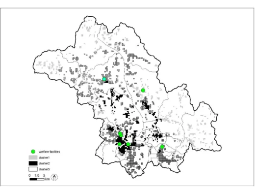 FIGURE  7.  Map  of  cluster  analysis