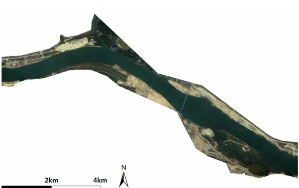 FIGURE  5.  Floodplain  extracted  from  the  RapidEye  imagery