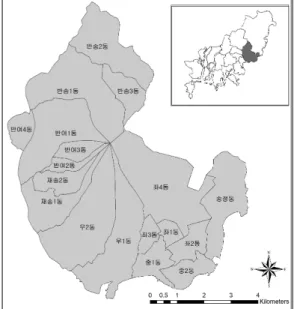 FIGURE  2.  Administrative  area  map