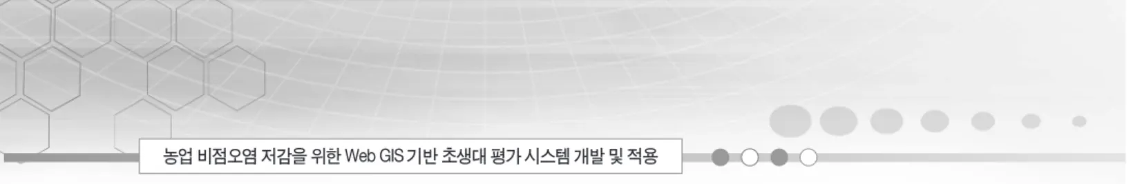 그림 3. Web GIS-based VFSMOD의 모의 과정