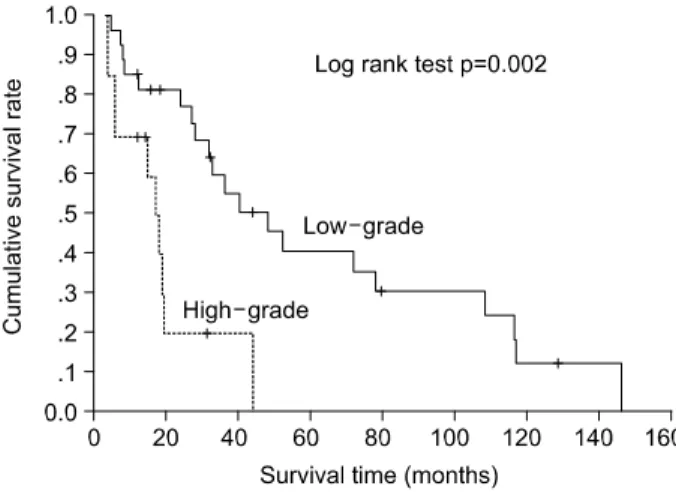 Fig. 4. Completeness of resection and overall survival.