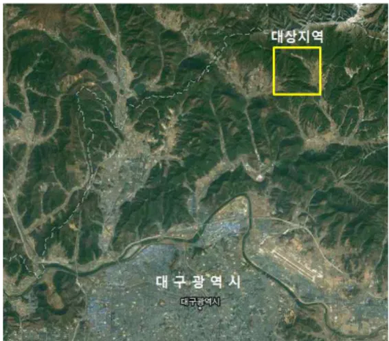 FIGURE  1.  대상지역(출처:  Google  Maps)