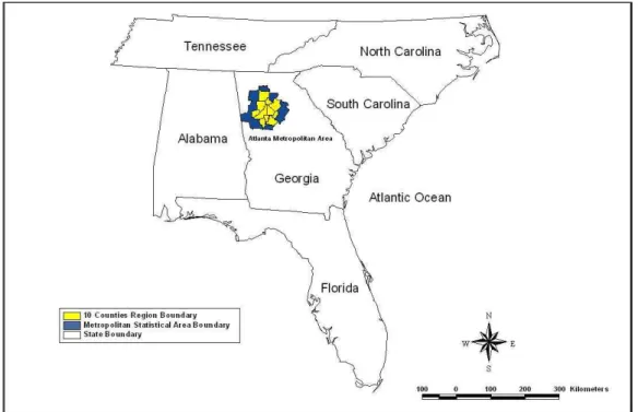 FIGURE  1.  Location  of  study  area