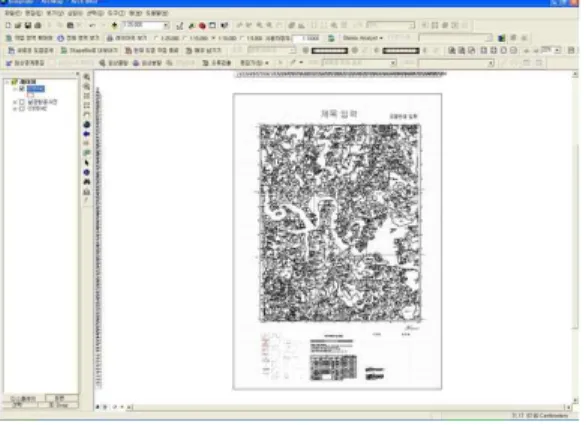 FIGURE  11.  Forest  cover  type  based  on  topographic  map(left),  ortho-photo 