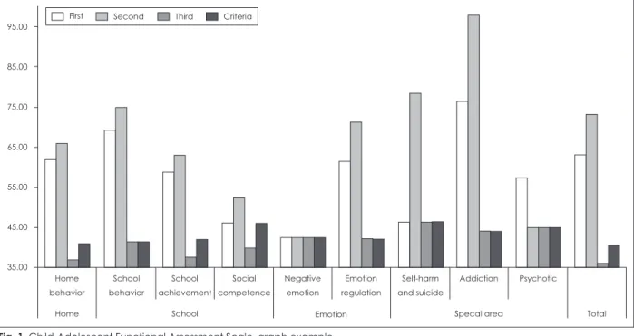 Fig. 1. Child-Adolescent Functional Assessment Scale_graph example.
