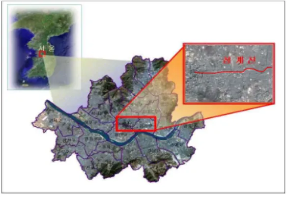 FIGURE  1.  연구  대상지역