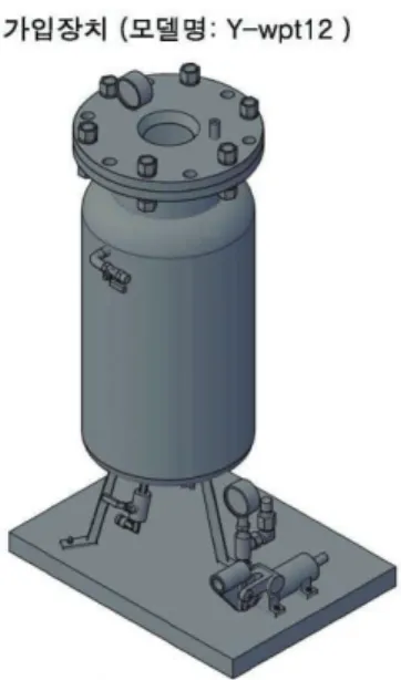 Fig. 1. Compression tank was used to simulate the condition of underwater 10 m depth.