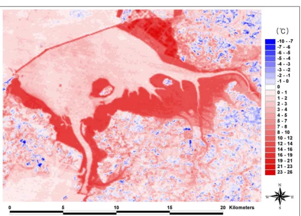 FIGURE  2.  SST  change  between  1987  and  1999