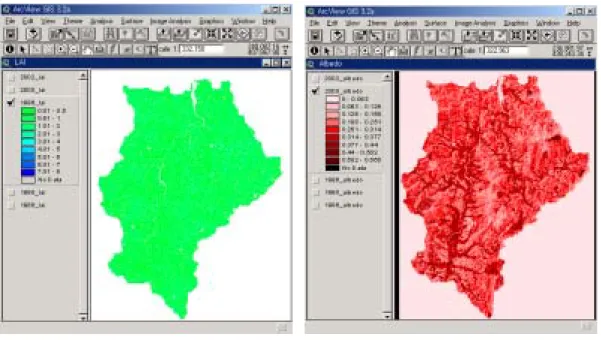 TABLE  4.  Mean  LAI  and  albedo  by  each  landcover date