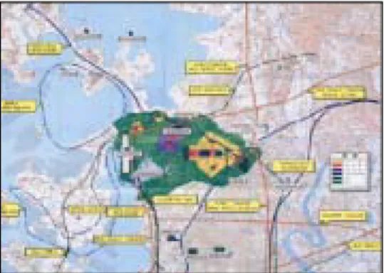 FIGURE  1.  Study  area  and  surroundings