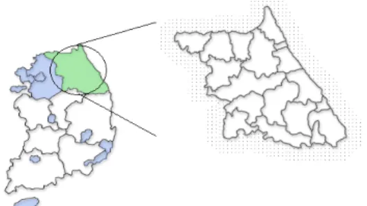 FIGURE  1.  The  location  map  of  research  area