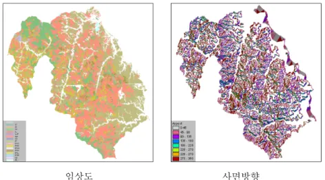 FIGURE  8.  The  search  of  forest  fire  information 그림  7은  강원도  삼척  지역의  주요  GIS  데