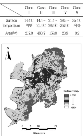 FIGURE  2.  Map  of  urban  heat  island