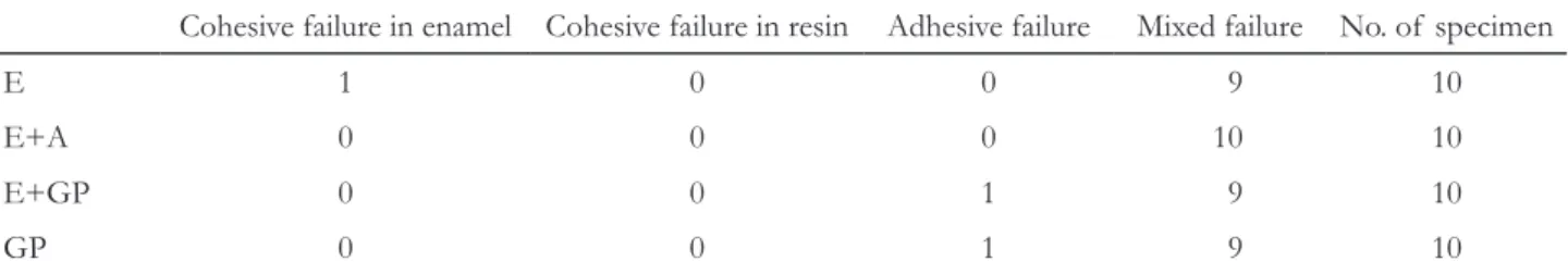 Table 5. Failure mode of LightFix