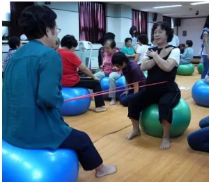 Fig  1.  Thera-Band  Exercise