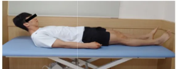 Fig. 1. PNF neck flexion exercise Fig. 2. The Shaker exercise