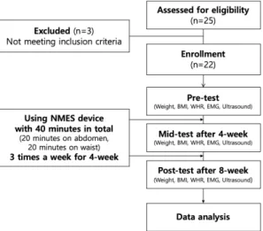 Fig. 1. Procedures used in this study.
