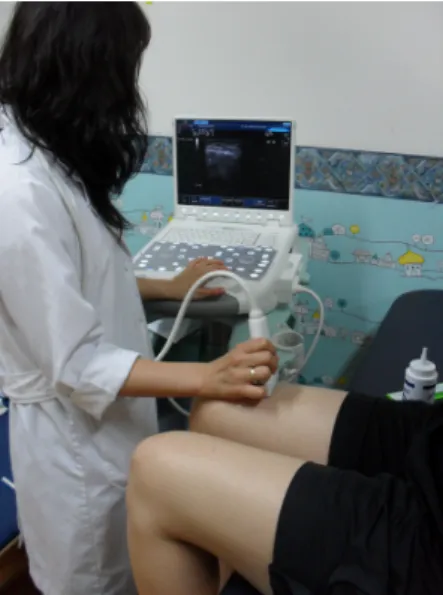 Fig.  1.  Measurement  of  rectus  femoris