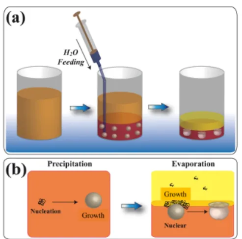 Fig. 1. Schematic illustration of a dynamic phase separa- separa-tion method.