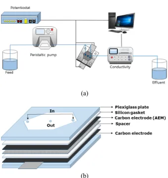 Fig. 2. SEM images of surfaces and cross-section: (a) car- car-bon electrode; (b) PSSA_MA 10% coated on the carcar-bon  electrode; (c) PSSA_MA 50% coated on the electrode; (d)  PSSA_MA 90% coated on the carbon electrode