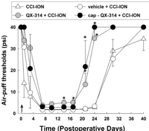 Fig. 2 illustrates the effects of double application of 2% QX-314 