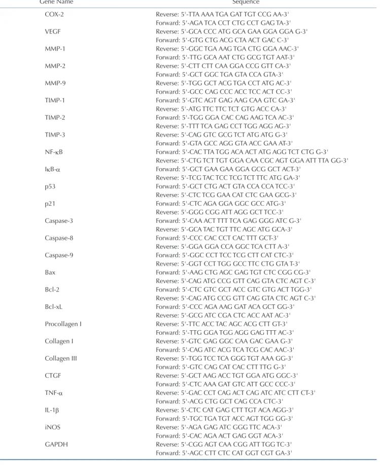 table 1. Sequences of primers used in this study
