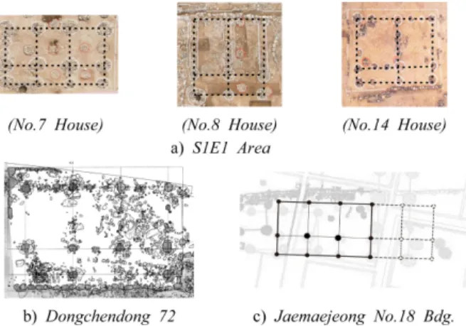 Figure 5. Main building plane of Front Veranda-Grid type