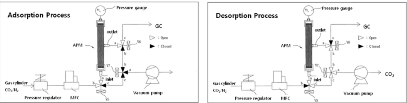 Fig. 5. Schematic representation of adsorptive permeation apparatus.
