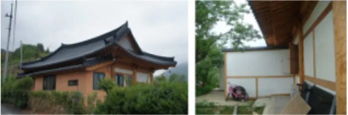 Figure 3. Extension of Hanok to Backyard Sources. Eegok village, Sunchon