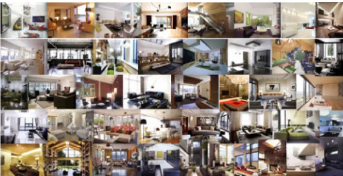 Figure 1. Housing Interior Space Images