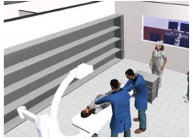 Table 3.  B’nai-Zion Hospital Online, MUVEs (Technion 2012-  present) Platform Source Tool Equipment User Contents Dassault  Systemes  Virtools 5.0  Autodesk's 3DS Max  -PC -single user Medical staff's  behaviors and events