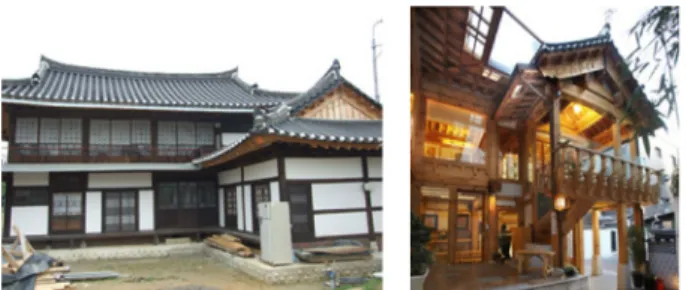 Figure 7. Vertical Access and Combination of Hanok