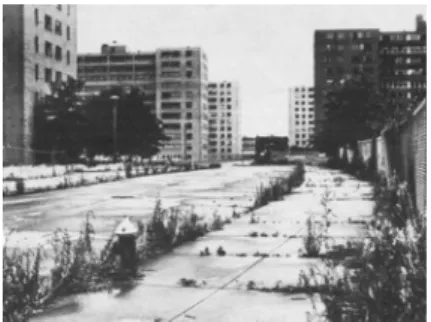 Figure 5. 1951 Artist's Rendering of Pruitt-Igoe Gallery Source. Oscar Newman (1972), p