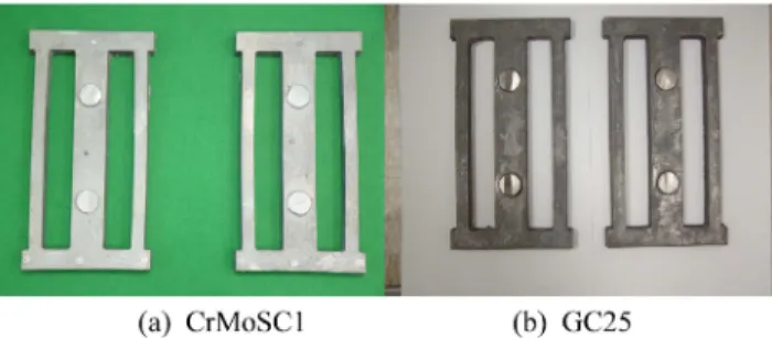 Table 1. Materials, chemical composition and casting condition of the specimens.