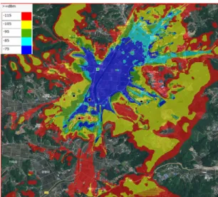 Fig.  6  Electromagnetic  field  intensity  of  Daejeon  city  hall  area