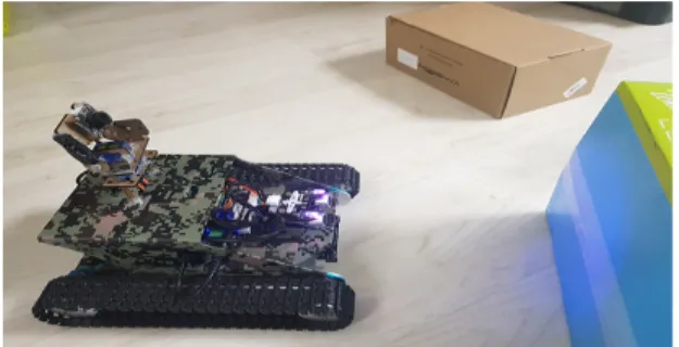 Fig.  4  Tankrobot  Hacking  Experiment  System