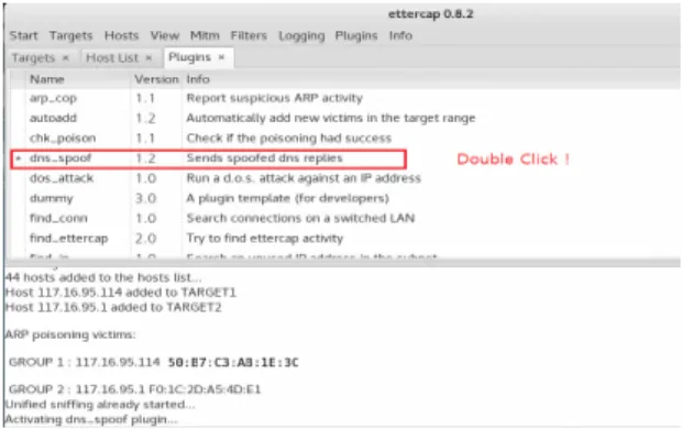 Fig.  15  ARP  Cache  of  Target  Client  (After  Attack)