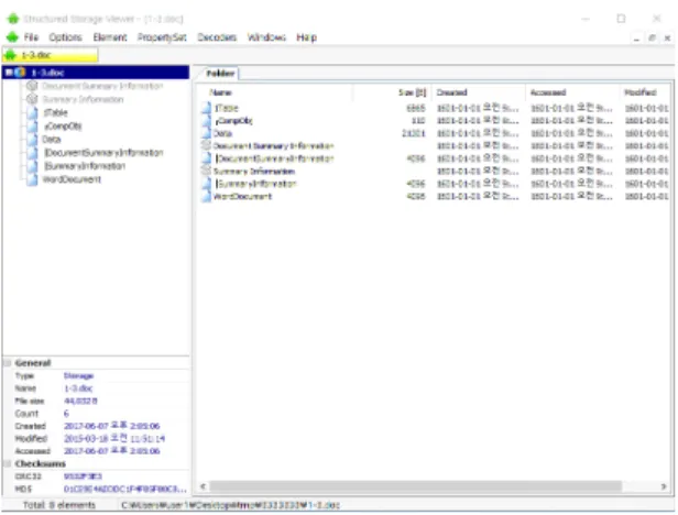 Fig.  4  Internal  Structure  of  MS-word  File