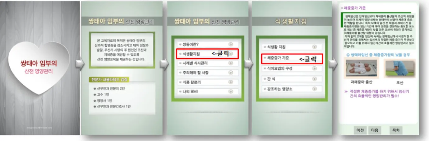Figure 2. Smartphone application screen.