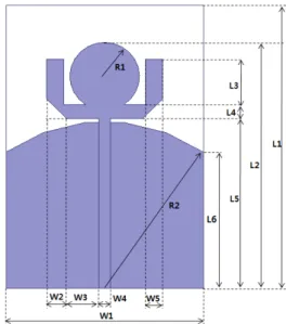 Fig. 1 Structure of proposed antenna