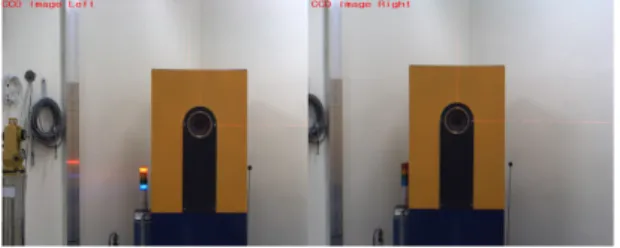 Fig. 8 Gamma detection image : left, right 