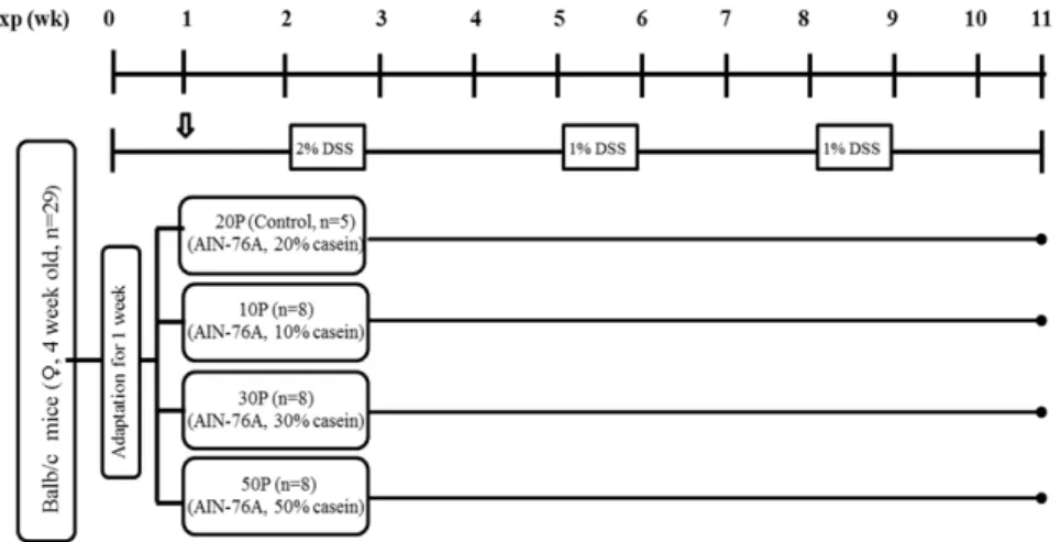 Table 1. Composition of experimental diet