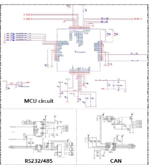 Fig. 5 MCU &amp; external interface circuit diagram