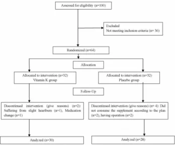 Fig. 1. Flow chart of the study